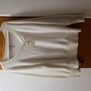 St John's Bay XL White Sweater